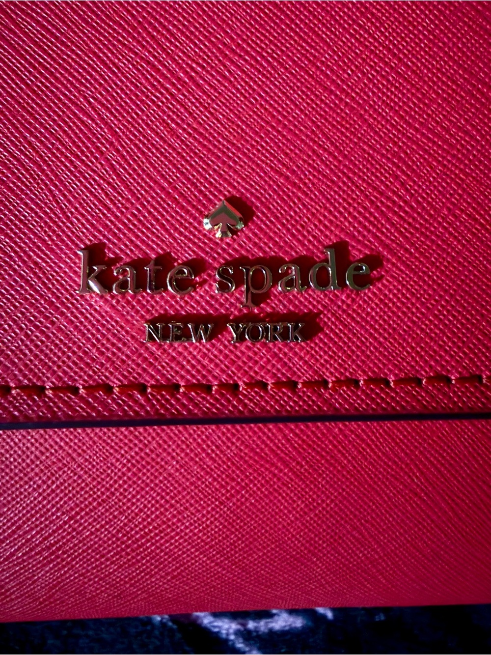 Kate Spade Hot Pink Saffiano Leather Crossbody Bag LIKE NEW - Picture 9 of 16